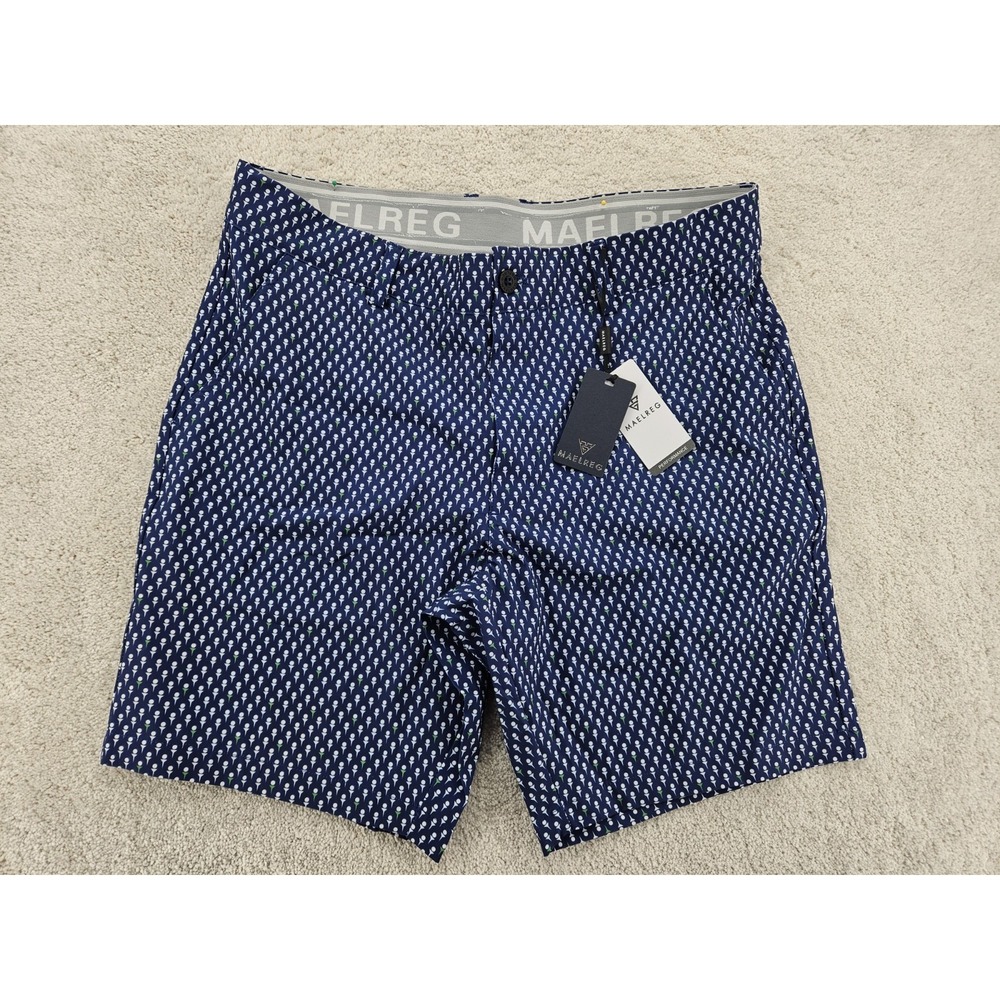 Maelreg ProFlex Men's Golf Shorts Size 36 Performance Stretch Flat Front NWT